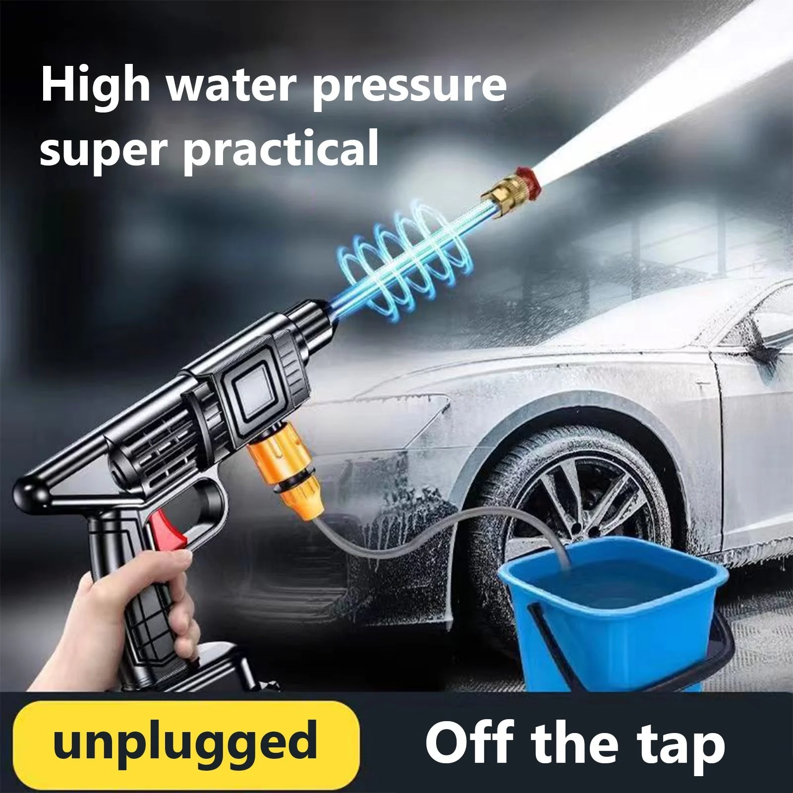 Pistolet de Nettoyage Haute Pression Sans Fil